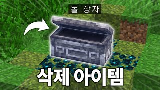 개발자 때문에 삭제된 아이템 4가지 체험하기 (마인크래프트)