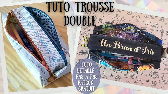 Kit Patrons et Tuto Vidéo Trousse Livre et Valisette Livre à Trésors