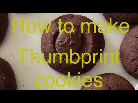 How to make thumbprint cookies