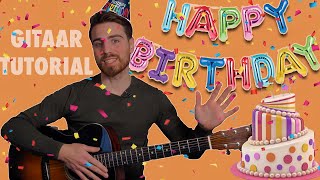 Makkelijk liedje op gitaar: Happy Birthday //gitaar tutorial