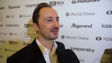 Jerusalem Grand Prix 2019 Round 1, Game 2. Interview with Veselin Topalov and Maxime Vachier Lagrave