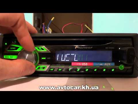 Видеообзор автомагнитолы Pioneer DEH-1500UBG