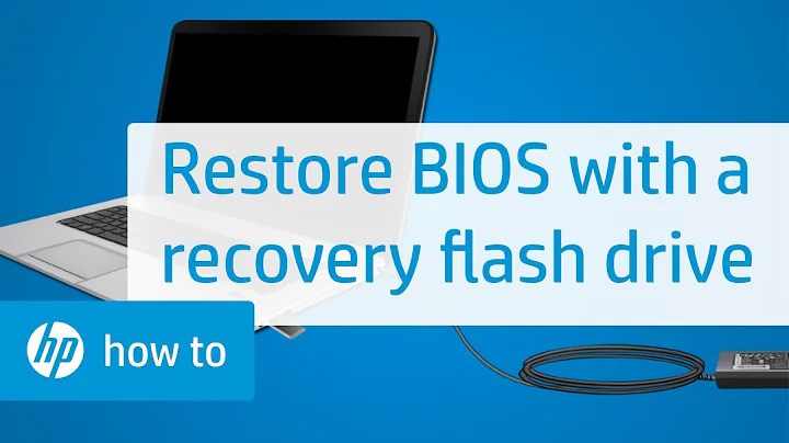 Restore the BIOS with a Recovery Flash Drive on HP Notebooks | HP Notebooks | @HPSupport