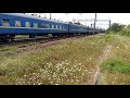 ЧС8-014 с поездом 133/134 Николаев - Рахов отправление со станции Дубно Украина 16.07.2021
