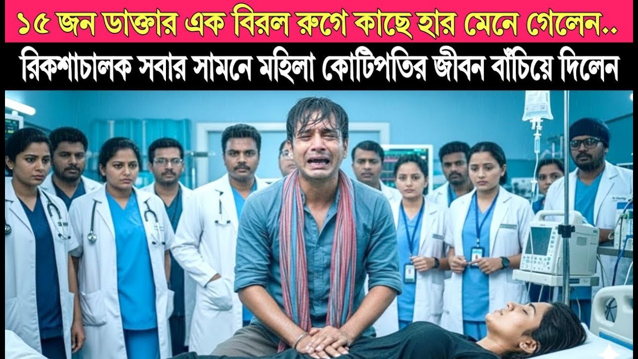 ১৫ জন ডাক্তার অসহায়, তারপর সবার সামনে কোটিপতি মহিলাকে বাঁচালেন, সবাই হতবাক। Barakat Voice