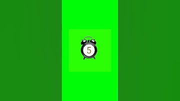 10 second green screen timer #short #non_copyright