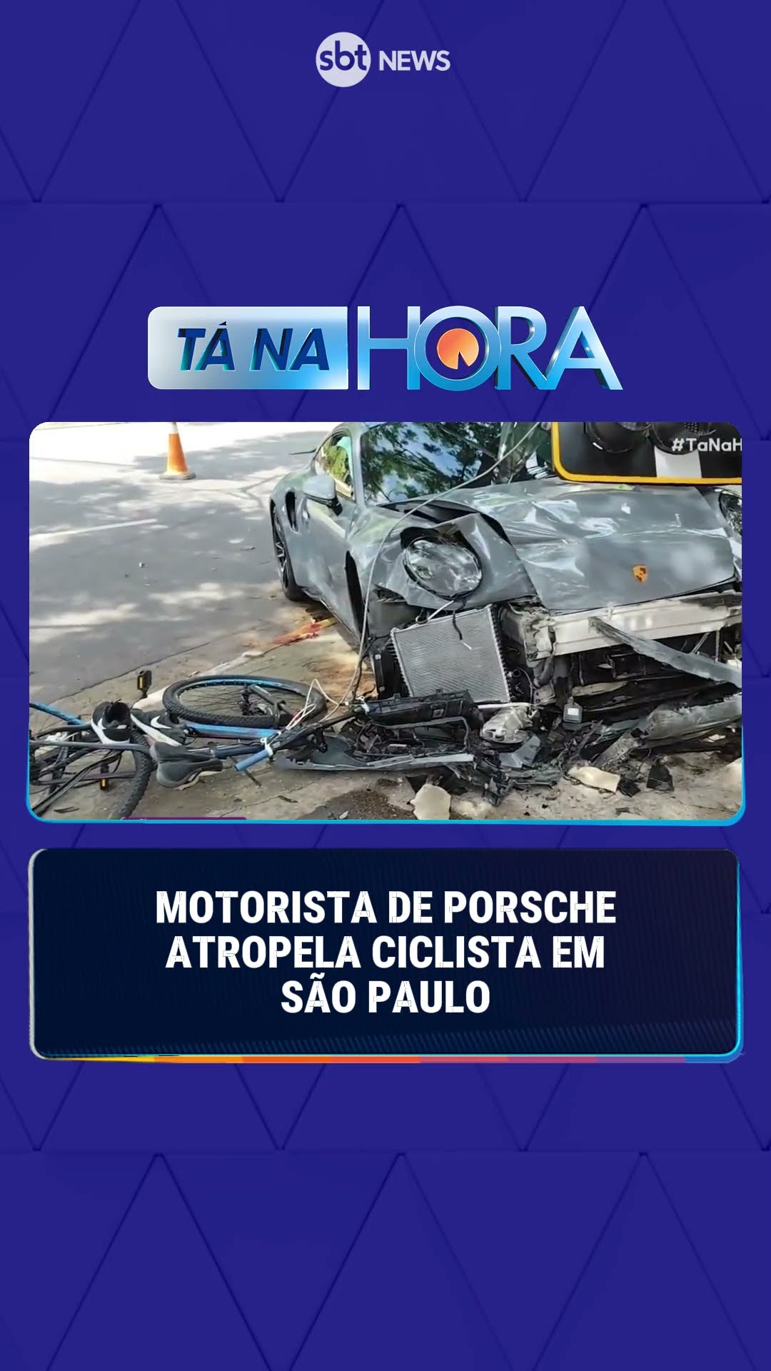 Ciclista é atropelado e arrastado por Porsche em São Paulo | Tá na Hora (02/12/24)