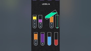water sort puzzle -sort color puzzle game level 14