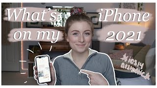 What's on my iPhone 11 2021 *ios14* by Corinne Carole 1,636 views 3 years ago 8 minutes, 11 seconds