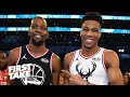 Stephen A. & Max react to Giannis' comments about teaming up with other stars | First Take