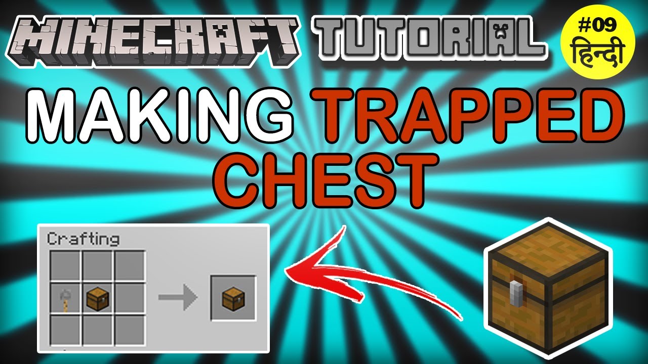 How to make a Trapped chest in Minecraft | Use of Trapped chest | 2021 |  Raybit Gaming - YouTube