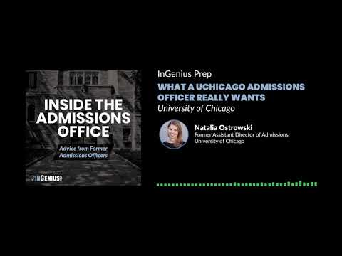 What a UChicago Admissions Officer Really Wants | University of Chicago
