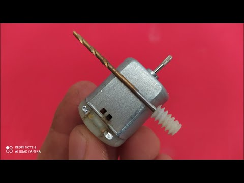 فيديو: مثقاب صغير DIY: كيف تصنع جهازًا من محرك وفقًا للمخطط؟ مثقاب يدوي محلي الصنع من خلاط في المنزل