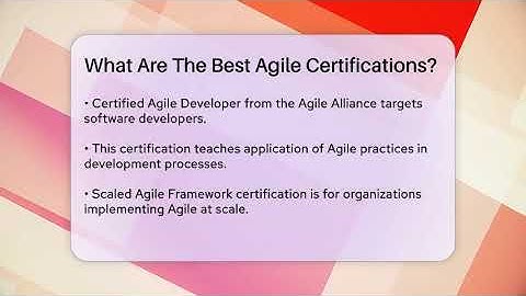 What Are The Best Agile Certifications? - Job Success Network