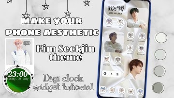 | 𝐊𝐢𝐦 𝐒𝐞𝐨𝐤𝐉𝐢𝐧 𝐚𝐞𝐬𝐭𝐡𝐞𝐭𝐢𝐜 𝐭𝐡𝐞𝐦𝐞🤍 | 𝐃𝐢𝐠𝐢 𝐂𝐥𝐨𝐜𝐤 𝐖𝐢𝐝𝐠𝐞𝐭 𝐭𝐮𝐭𝐨𝐫𝐢𝐚𝐥 |