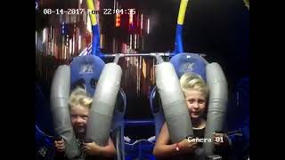 Kids Reactions to the Slingshot Ride!