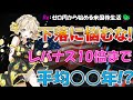 【下落に悩むな！今は絶好のチャンス！レバナス10倍まで平均○○年！？