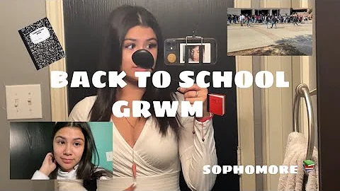 FIRST DAY OF SCHOOL GRWM *sophomore* | Amy Corrales