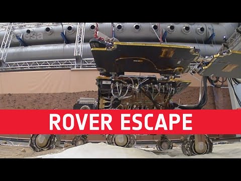 Rover escapes from sand trap