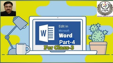 EDITING IN MS WORD (PART-4) #ItBloom #viralvideo2021 #computerlearning