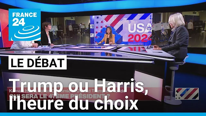 Special US election broadcast: Trump or Harris, time to choose • FRANCE 24