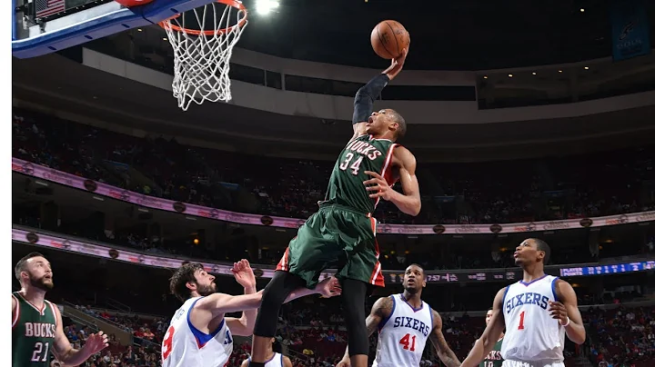 Giannis Antetokounmpo's Top 34 Most FREAKISH Plays!