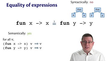 Equality of Expressions | OCaml Programming | Chapter 6 Video 22