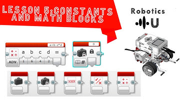 EV3 programming 5: Math Blocks and Constants!