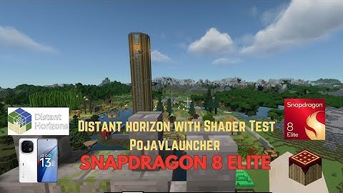 Distant Horizon + Make-up Ultra Fast Shader on PojavLauncher! | Snapdragon 8 Elite | iQOO 13