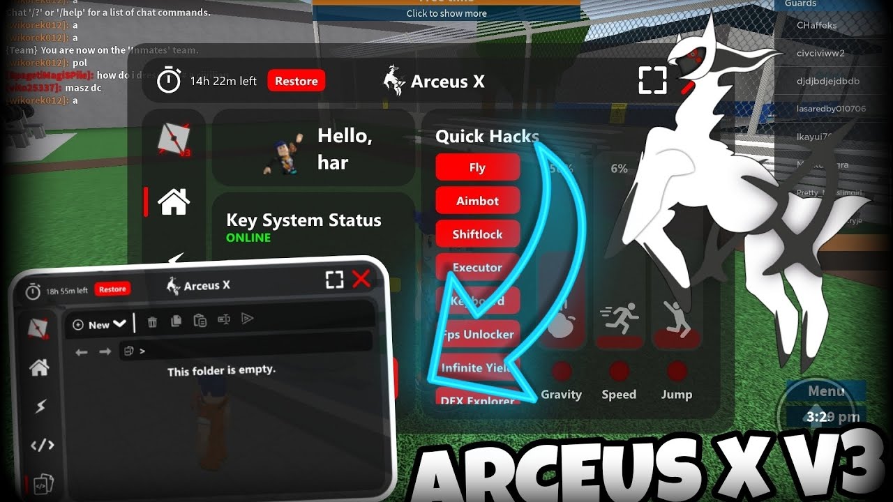 NEW ARCEUS X V3.1.0! DOWNLOAD LINK _ UPDATE! 