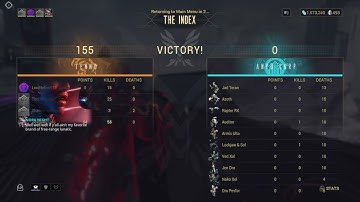 Winning 3 Rounds of High Index in row for Nightwave