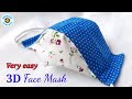 Face Mask | Fabric Face Mask 3D |  Face Mask Sewing Tutorial with Filter Pocket | หน้ากากผ้า 3D