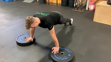 Plyo Push Up from Plates