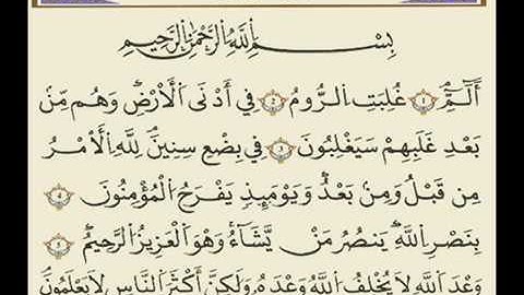 صلاح باعثمان سورة الروم