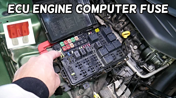 Test and Replace Engine Computer Fuse in Dodge Charger