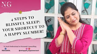 4 Steps to Blissful Sleep: Your Shortcut to a Happy Slumber! #sleep