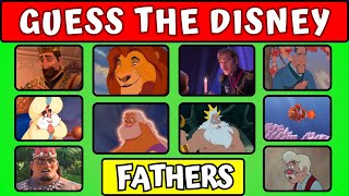 Disney Movie quiz | Guess the Disney Fathers👨‍🦱🧔‍♂️