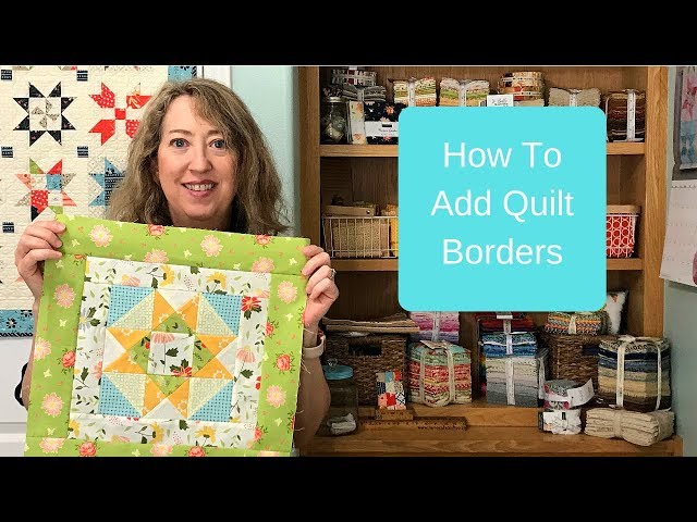 Baby quilt online borders
