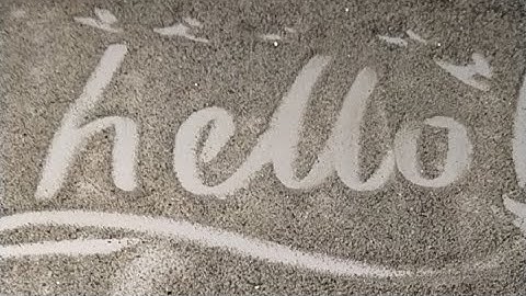 writing names #live #asmr #sandart #foryou