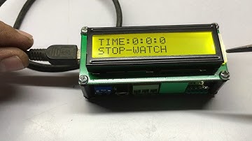 STOP WATCH  ARDUINO BASED PROJECT 16x2 LCD