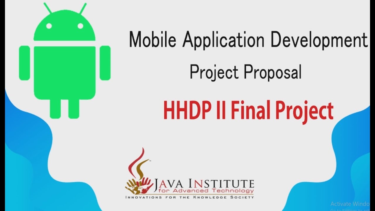 Mobile Application Development Project Proposal | Java Institute ...