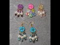 DIY~Lovely, Sparkly Button Bead Embellishments OR Earrings!