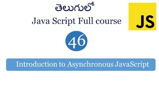 Asynchronous JavaScript | Asynchronous JavaScript vs synchronous | JavaScript tutorial for beginners