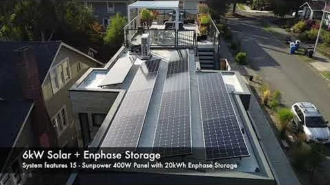 6kW Sunpower Solar + 20kWh Enphase Storage in Seattle, WA