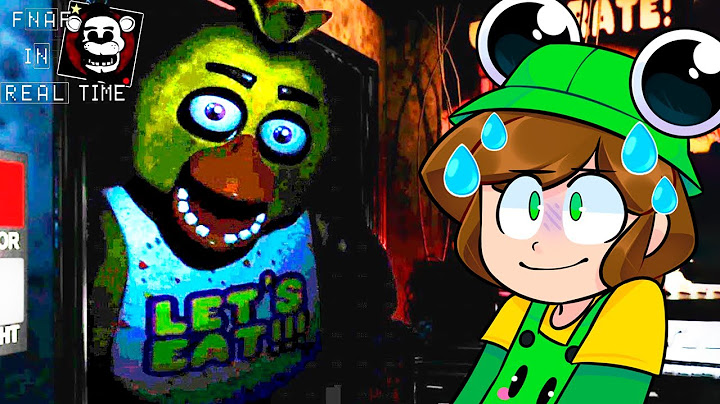 ¡Los ANIMATRONICOS se MUEVEN en TIEMPO REAL! 🧸😈Five Nights at Freddy's in real time | FNAF