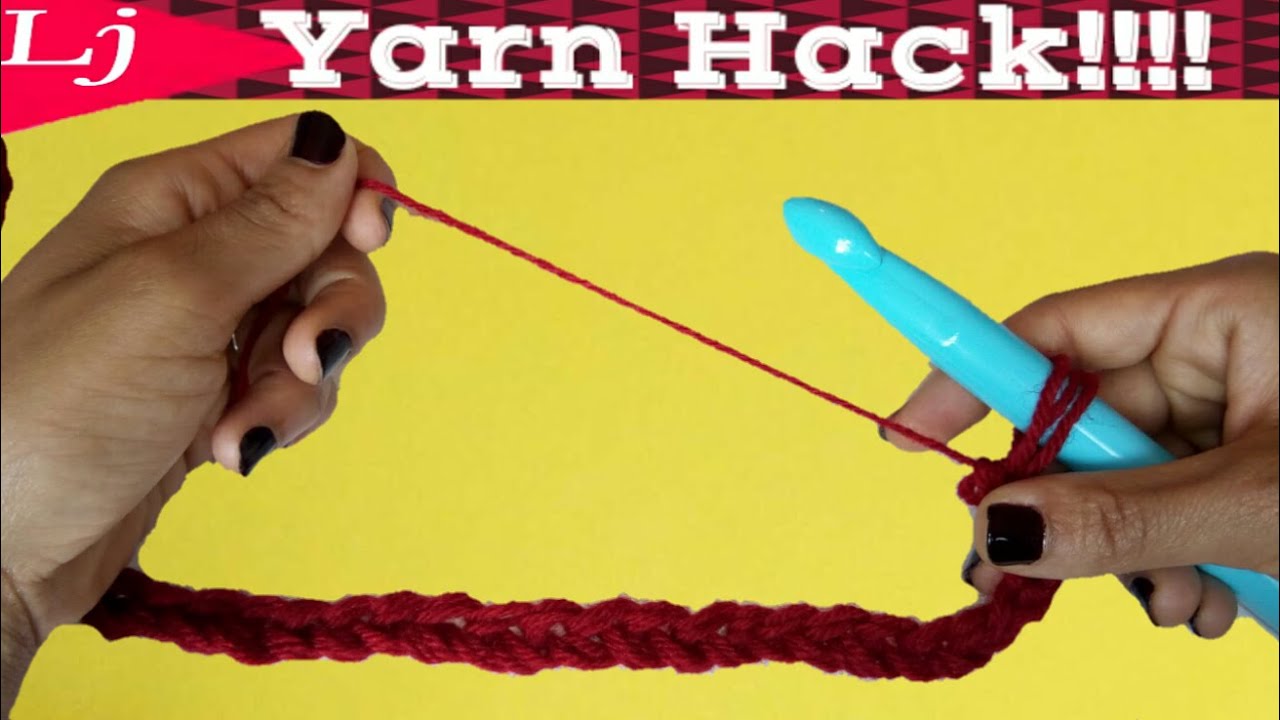 Yarn Hack? Turn a strand of worsted weight yarn into chunky yarn 