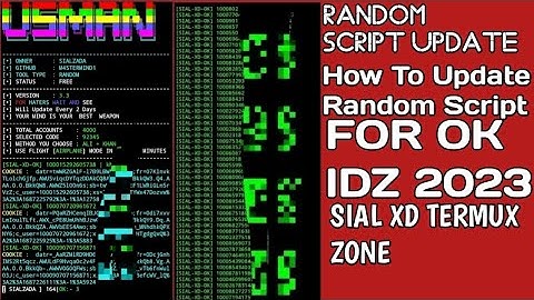 How To Update Random  Script For Ok Id 2023 #pythonprogramming