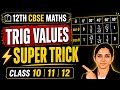Trigonometric values easy to remember|Ch 2 Inverse trig functions basic intro 2 in tamil