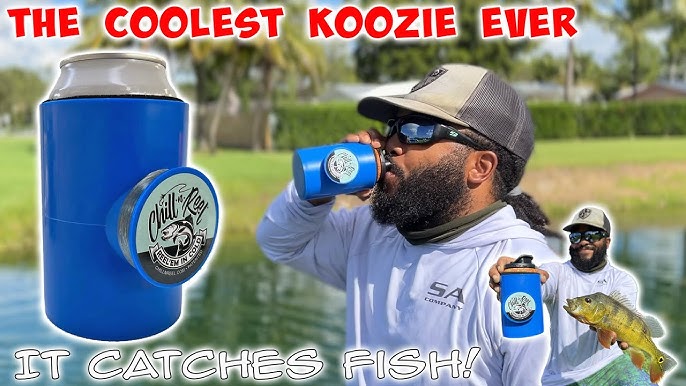 Chill-N-Reel, baby! From Shark Tank, it's the only koozie you can