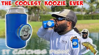 This KOOZIE Catches Fish!!!  Chill n Reel Fishing Koozie